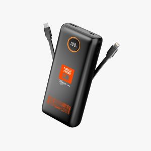 Power Station 12500mAh Power Bank (With In-built Cables)